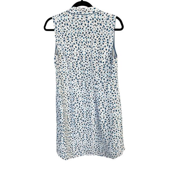 CAbi Women's Camilla Sleeveless Button-Up Shift Dress Leopard Print Size Small - Picture 4 of 4